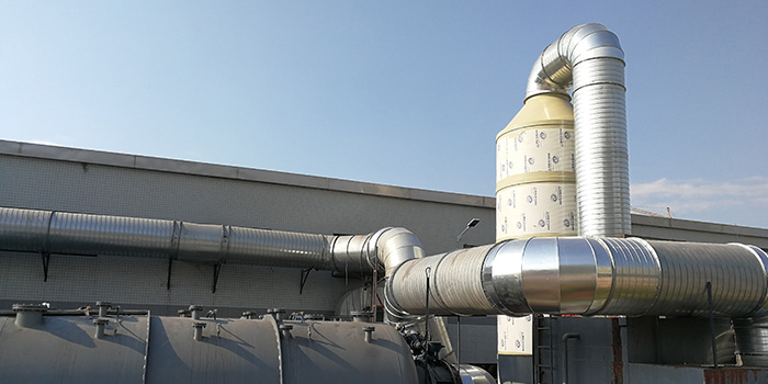 酸洗酸霧廢氣處理工程廢氣噴淋塔案例供參考